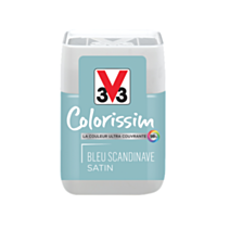 Testeur de peinture multisupport Colorissim bleu scandinave satin 75ml - V33