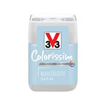 Testeur de peinture multisupport satin bleu céleste 75 ml - V33