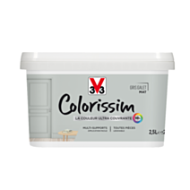 Peinture multisupport Colorissim gris galet mat 2,5L - V33