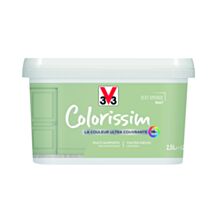 Peinture colorissim 2,5L vert amande mat