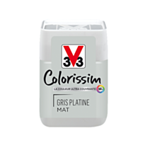 Testeur de peinture multisupport Colorissim gris platine mat 75ml - V33