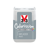 Testeur de peinture multisupport Colorissim gris acier mat 75ml - V33