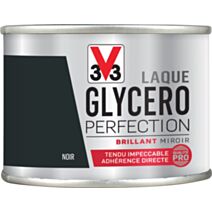 Laque glycéro brillant noir 125ml - V33