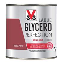 Laque glycéro rouge pavot brillant 0,5L - V33