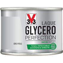 Laque glycéro satin gris perle 125ml - V33