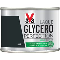 Laque glycéro satin noir 125ml - V33