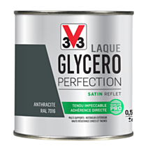 Laque glycéro multisupport Perfection anthracite satin 0,5L - V33