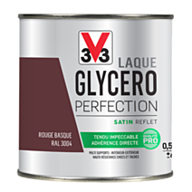 Laque glycéro multisupport Perfection rouge basque satin 0,5L - V33