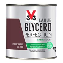 Laque glycéro multisupport Perfection rouge basque satin 0,5L - V33