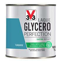 Laque glycéro satin turquoise 0,5L - V33