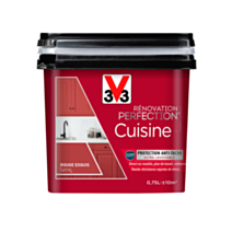 Peinture rénovation cuisine Perfection rouge exquis satin 0,75l - V33