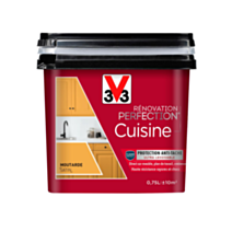 Peinture rénovation cuisine Perfection moutarde satin 0,75l - V33