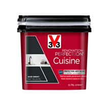 Peinture rénovation cuisine Perfection noir smoky mat 0,75l - V33