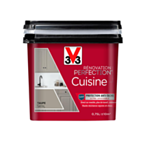 Peinture rénovation cuisine Perfection taupe satin 0,75l - V33