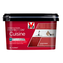 Peinture rénovation cuisine Perfection rouge exquis satin 2L - V33