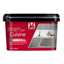 Peinture rénovation cuisine Perfection inox métallisé 2L - V33
