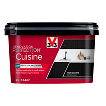 Peinture rénovation cuisine Perfection noir quartz métallisé 2L - V33