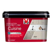 Peinture rénovation cuisine Perfection seigle satin 2L - V33