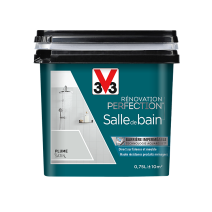 Peinture rénovation salle de bain plume satin 0,75l - V33