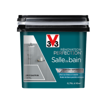 Peinture rénovation salle de bain gris dauphin satin 0,75l - V33