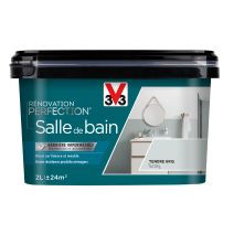 Peinture Rénovation Perfection Salle de bain Tendre Gris Satin 2L - V33