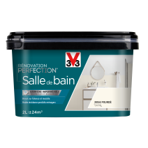 Peinture rénovation salle de bain Perfection rose poudre satin 2L - V33