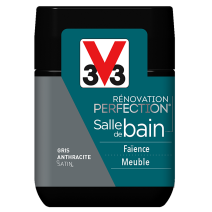 Testeur rénovation salle de bain gris anthracite satin 75ml - V33