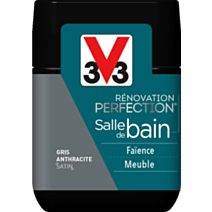 Testeur rénovation salle de bain gris anthracite satin 75ml - V33