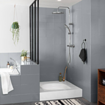 Testeur rénovation salle de bain gris dauphin satin 75ml - V33