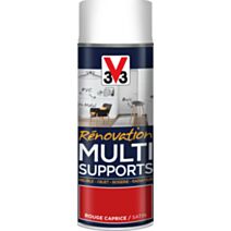 Peinture Rénovation Multisupport rouge caprice satin aérosol 400 ml - V33