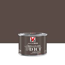 PEINTURE V33  BOIS COULEURS D’ICI ®  MARRON BRULE 125 ML