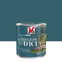 PEINTURE V33  BOIS COULEURS D’ICI ®  BLEU FEUTRE 0,5 L