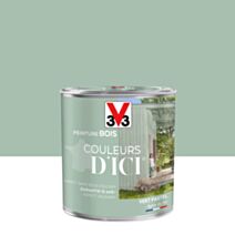 PEINTURE V33  BOIS COULEURS D’ICI ®  VERT PASTEL 0,5 L