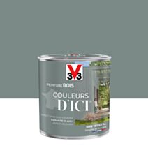 PEINTURE V33  BOIS COULEURS D’ICI ®  GRIS VEGETAL 0,5 L