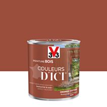 PEINTURE V33  BOIS COULEURS D’ICI ®  ORANGE OXYDE 0,5