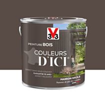 Peinture bois marron b 2l