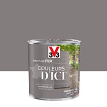 PEINTURE V33  FER COULEURS D’ICI ® GRIS FLOTTE 0,5 L