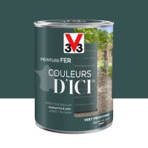 PEINTURE V33  FER COULEURS D’ICI ®  VERT PROFOND 1,5 L