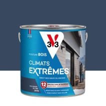 Peinture bois Climats Extrêmes Bleu hog Satin 2L - V33