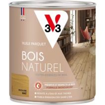 Huile de protection de bois nature intérieur incolore 0,75 L - V33