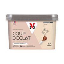 Peinture intérieure mat Coup d'Éclat rafia 2,5 L - v33