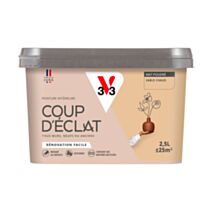 Peinture intérieure mat Coup d'Éclat sable chaud 2,5 L - v33