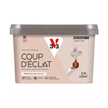 Peinture intérieure mat Coup d'Éclat granit rose 2,5 L - v33