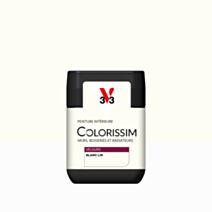 Peinture Intérieure Blanc Lin Velours 75ml Colorissim® - V33