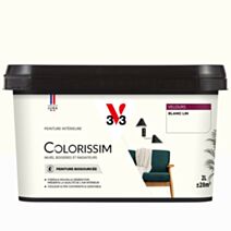 Peinture Intérieure Blanc Lin Velours 2,5L Colorissim® - V33