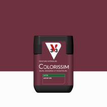 Peinture intérieure Colorissim® Lie de Vin Satiné 75ml - V33