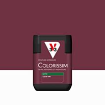 Peinture intérieure Colorissim® Lie de Vin Satiné 75ml - V33