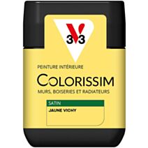 Peinture Colorissim satin jaune vichy 75ml - V33