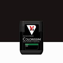 Peinture intérieure Colorissim® Noir Satiné 75ml - V33