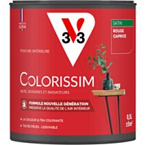 Peinture Colorissim satin 0,5L rouge caprice - V33